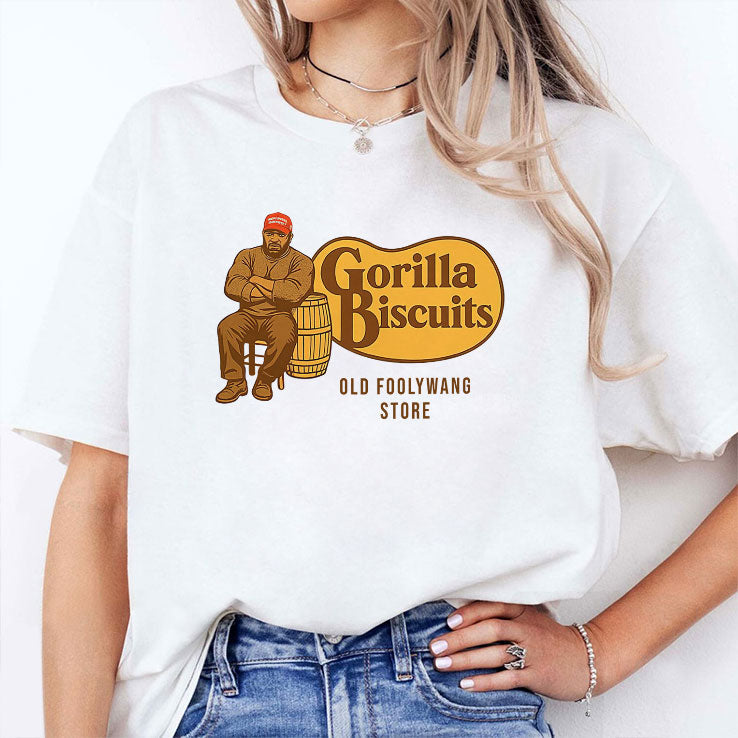 Cracker Barrel Gorilla Biscuits Old Foolywang Store T Shirt Unisex