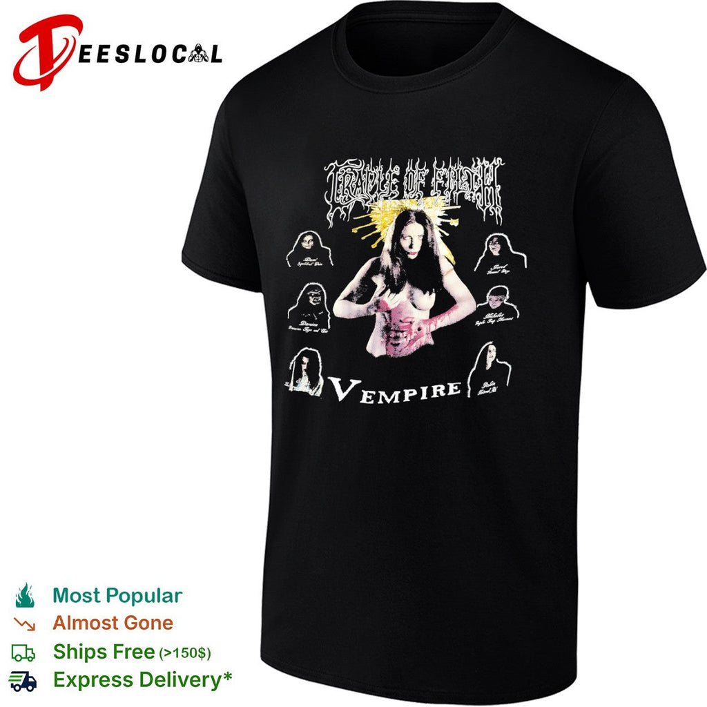 Cradle of Filth band members Vempire shirt Unisex