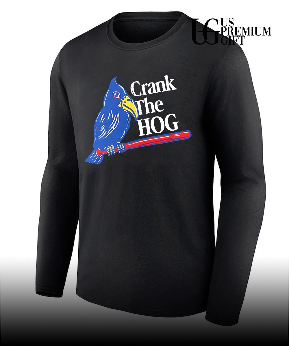 Crank the HOG Kansas Jayhawks shirt Unisex