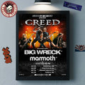 Creed Summer Of 99 Tour 2026 July Run Shows Schedule Dates Home Decor Poster Canvas Unisex