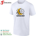 Crescent moon face God I just want to wake up stars quote white shirt Unisex