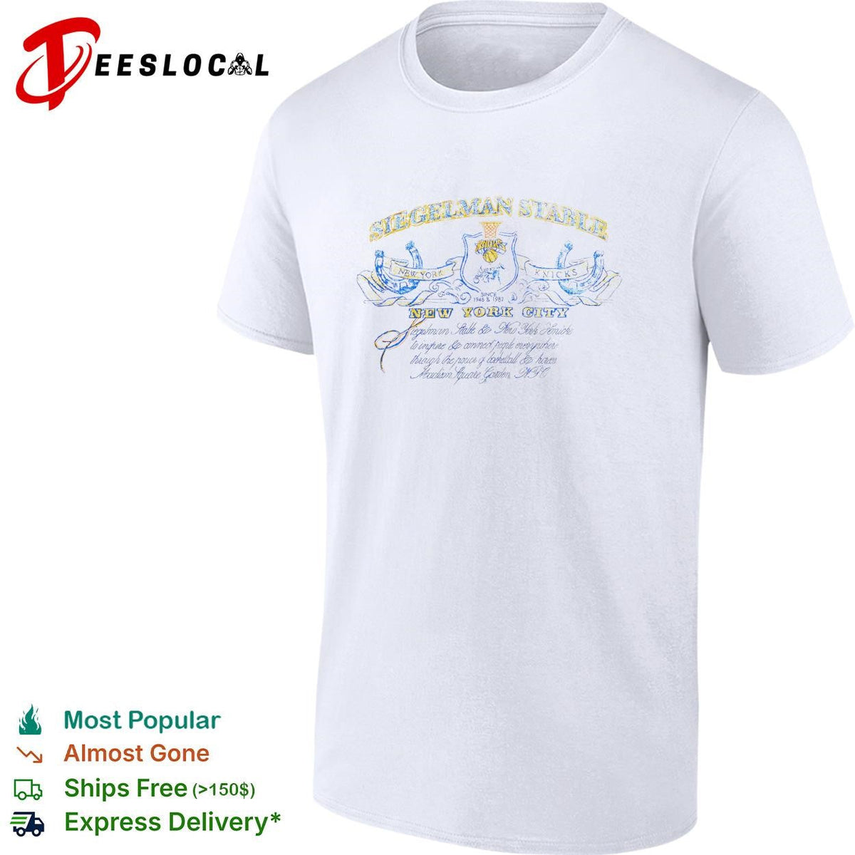 Crest harness racing horse emblem city shirt Unisex