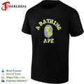 Cristiano Ronaldo CR7 Life A Bathing Ape BAPE camouflage logo cotton shirt Unisex