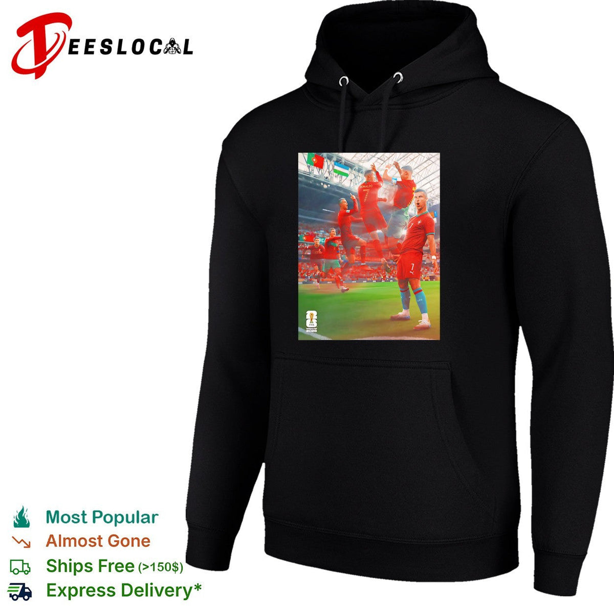 Cristiano Ronaldo Portugal celebration with Siu pose collage shirt Unisex