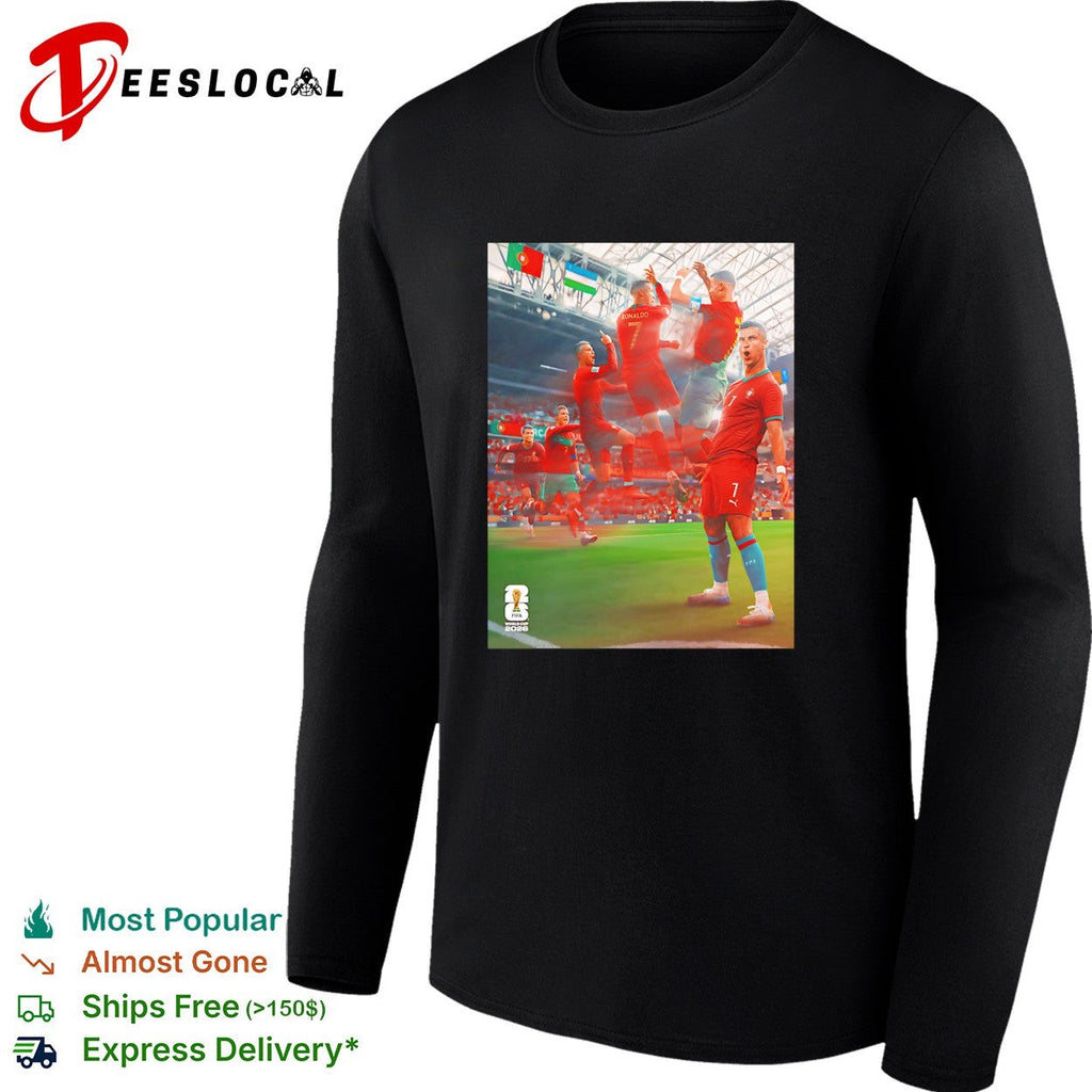 Cristiano Ronaldo Portugal celebration with Siu pose collage shirt Unisex