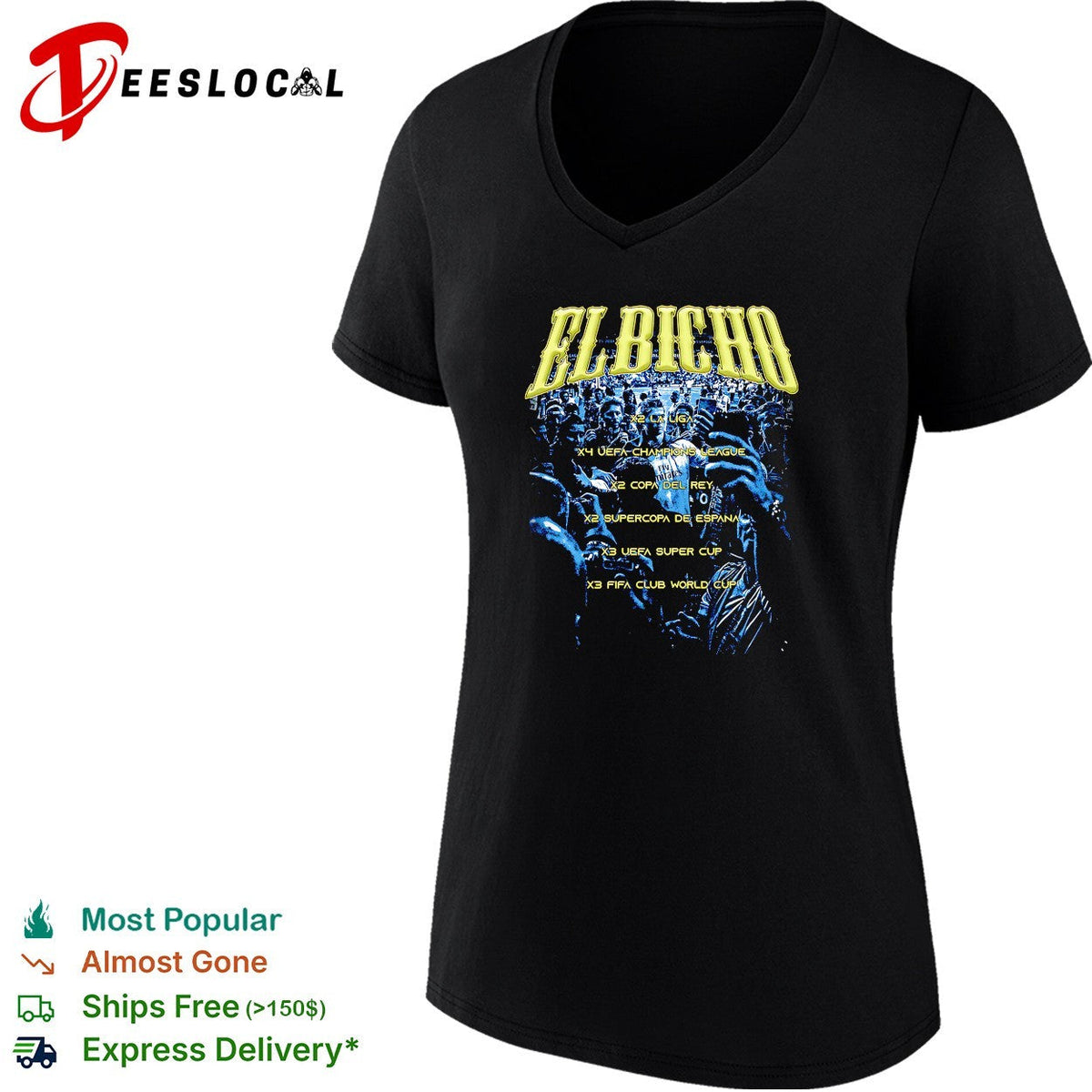 Cristiano Ronaldo Real Madrid El Bicho trophies shirt Unisex