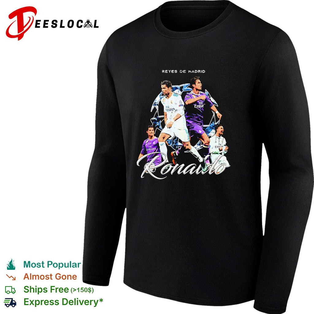 Cristiano Ronaldo Real Madrid Reyes de Madrid portrait shirt Unisex