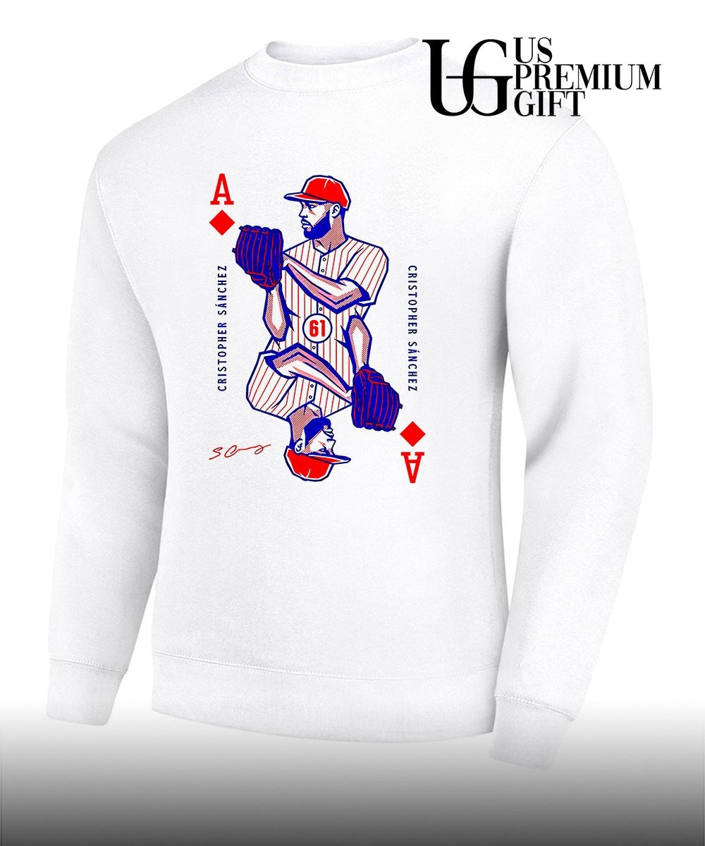 Cristopher Sánchez Philadelphia Phillies baseball Ace playing card shirt Unisex