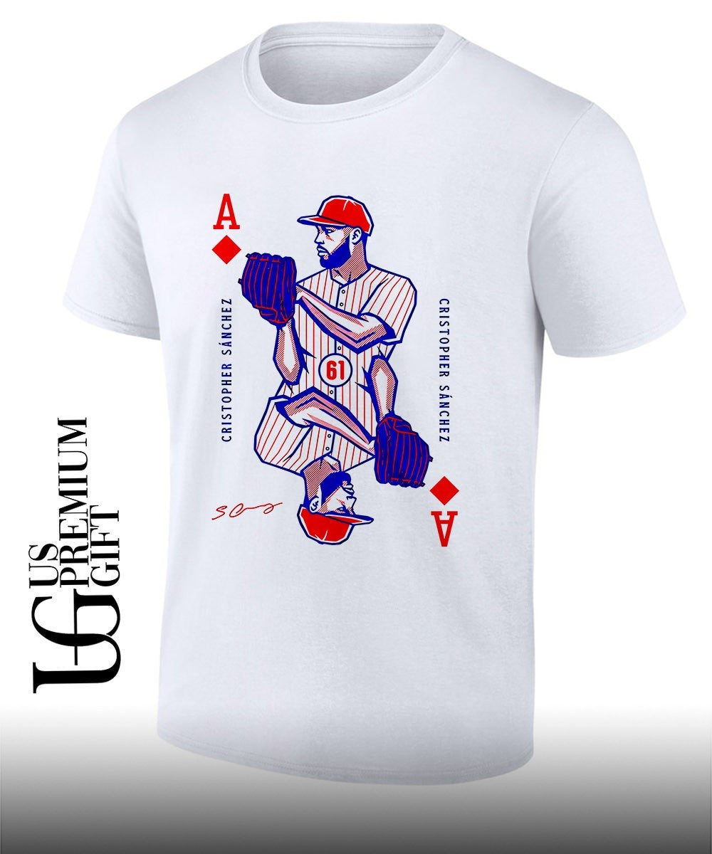 Cristopher Sánchez Philadelphia Phillies baseball Ace playing card shirt Unisex