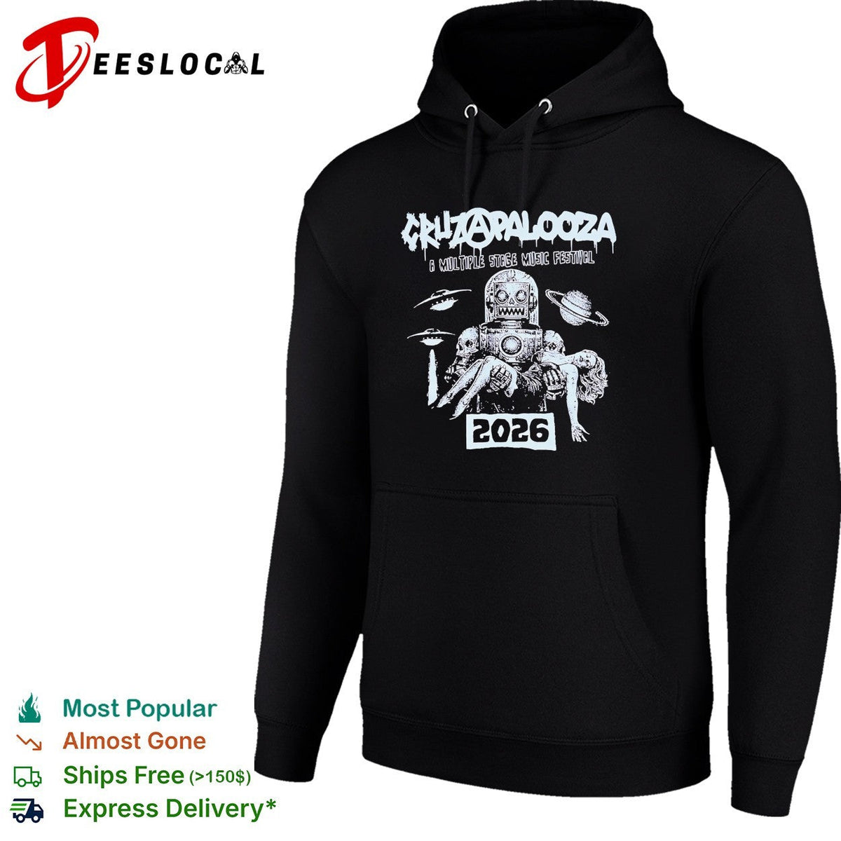 Cruzapalooza a multiple stage music festival 2026 shirt Unisex