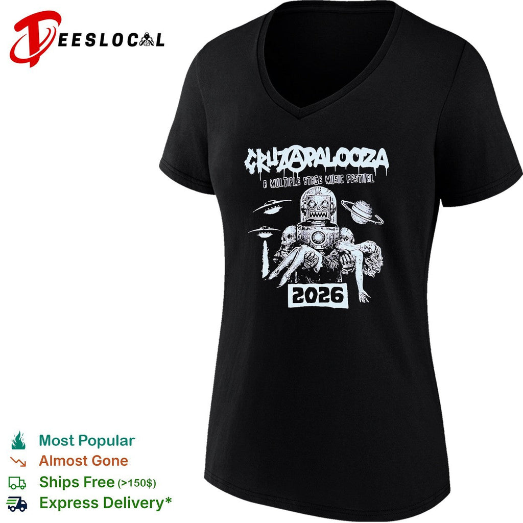 Cruzapalooza a multiple stage music festival 2026 shirt Unisex
