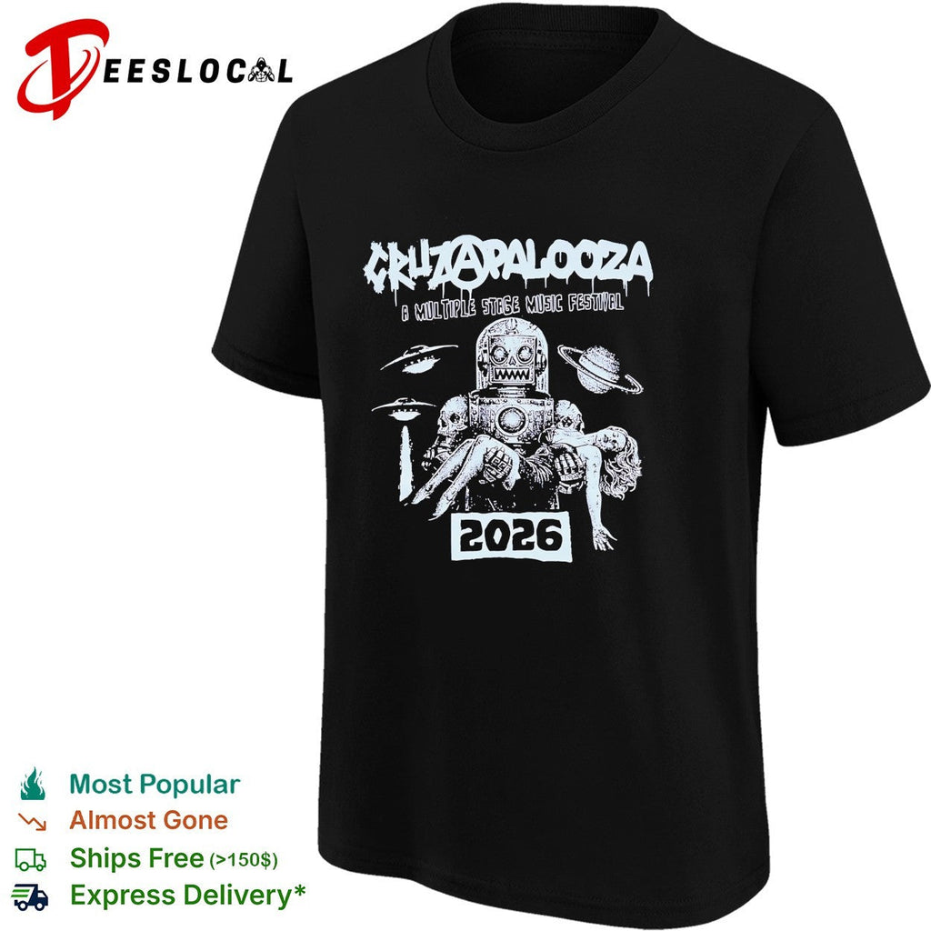Cruzapalooza a multiple stage music festival 2026 shirt Unisex