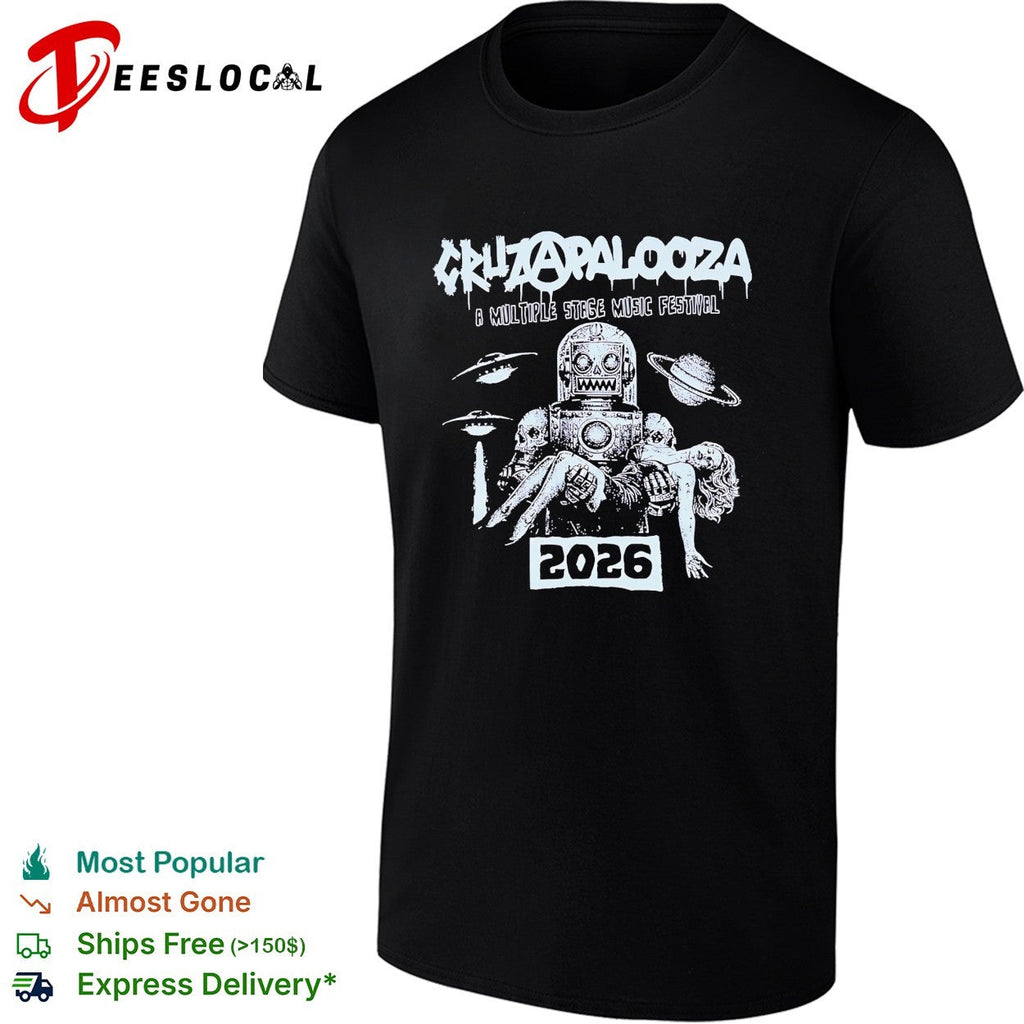 Cruzapalooza a multiple stage music festival 2026 shirt Unisex
