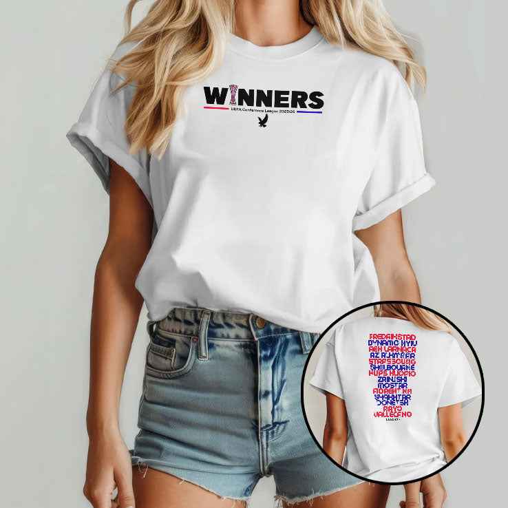 Crystal Palace UEFA Conference League 2025-26 Winners Legends T Shirt Unisex