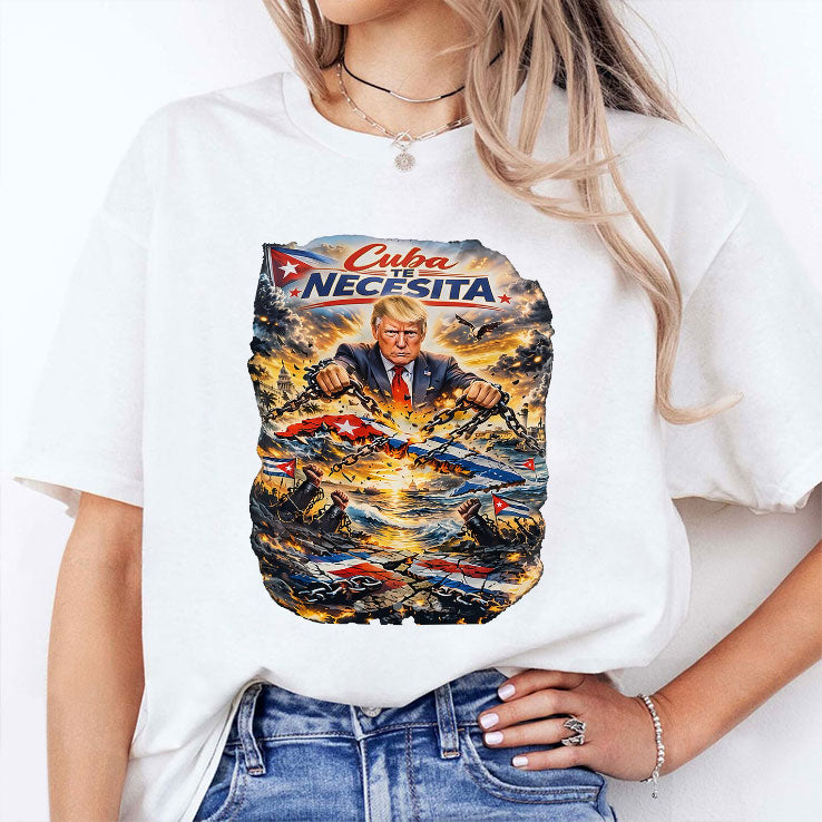 Cuba Te Necesita Trump T Shirt Unisex