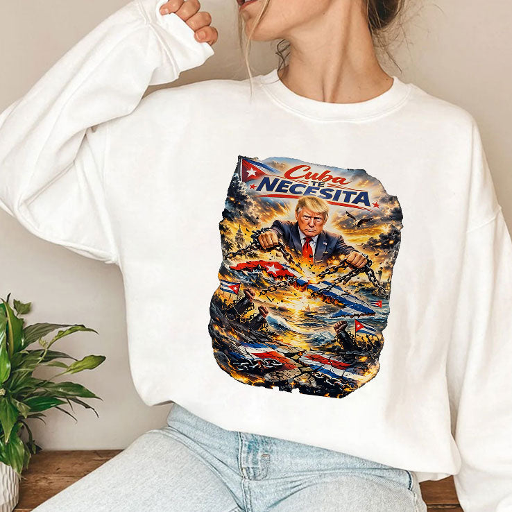Cuba Te Necesita Trump T Shirt Unisex