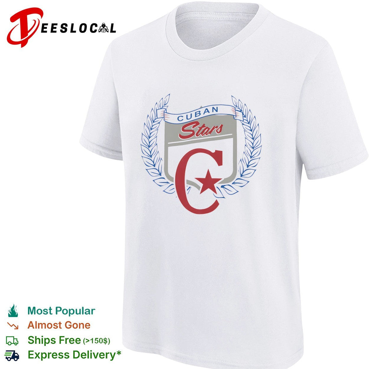 Cuban Stars star wreath shirt Unisex