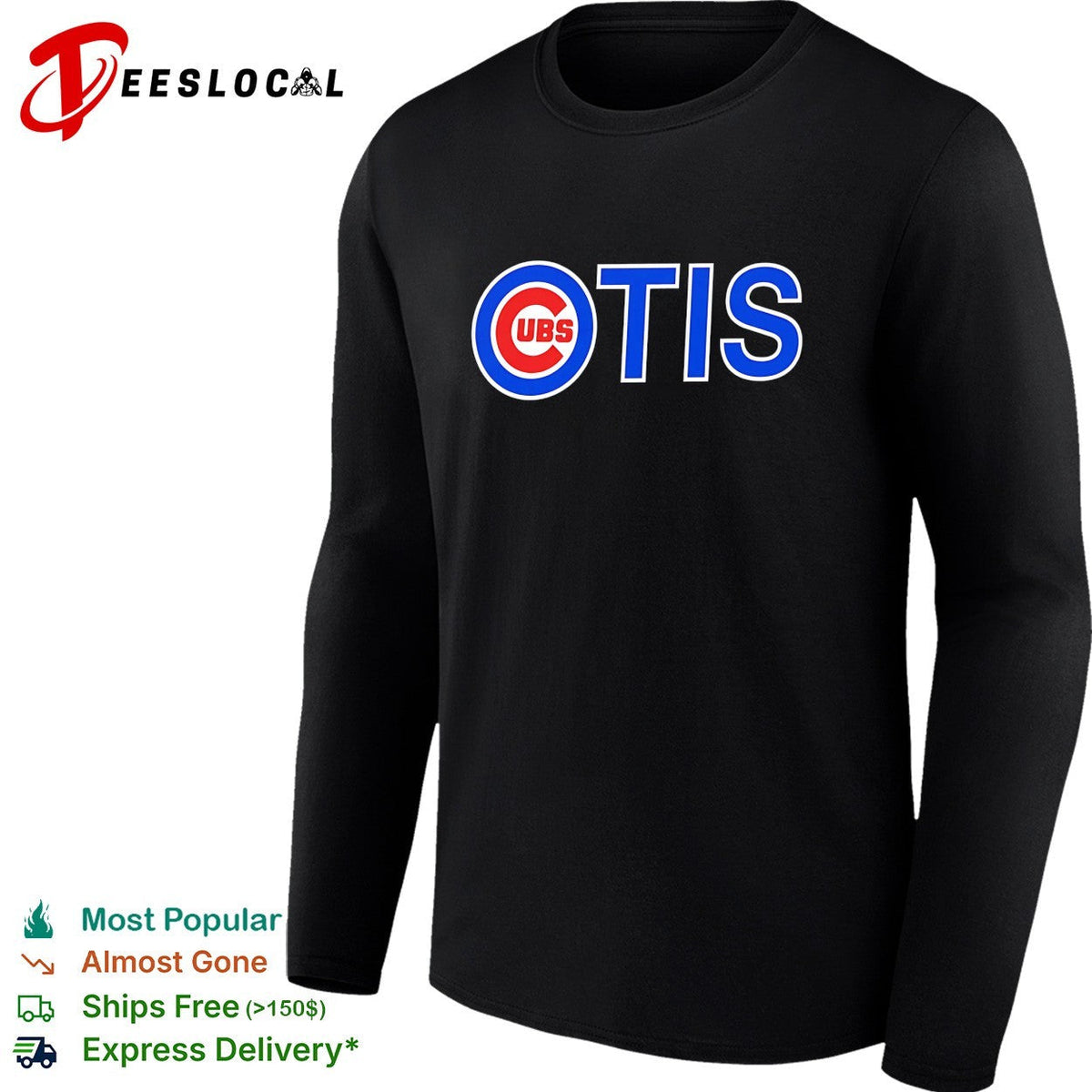 Cubs Otis Chicago Cubs Major League Baseball logo parody team name shirt Unisex