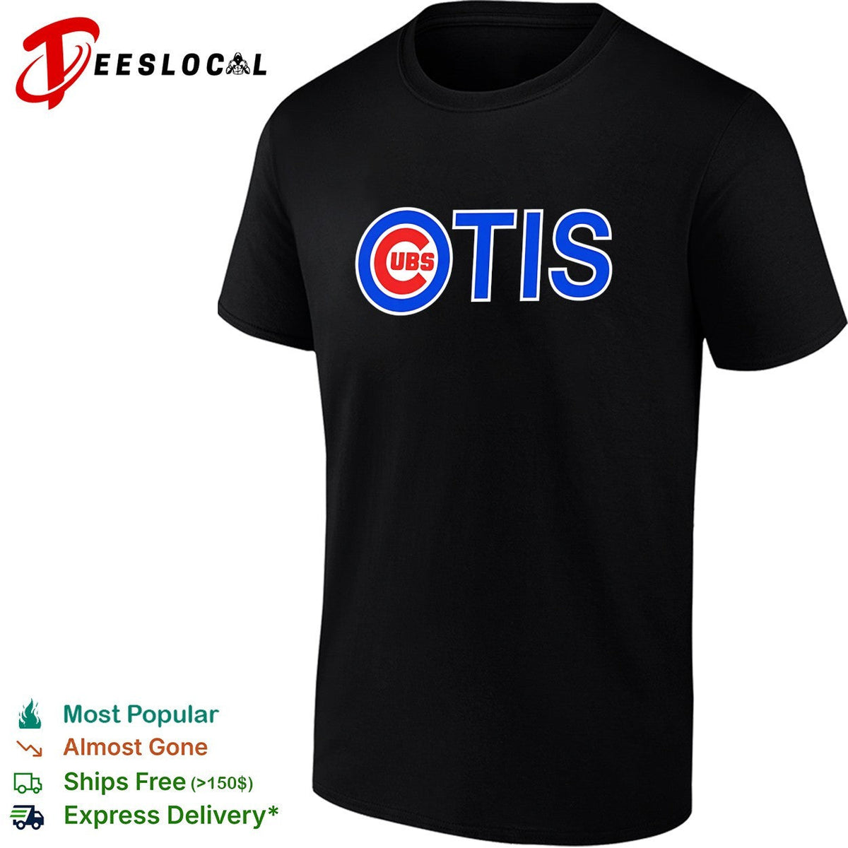 Cubs Otis Chicago Cubs Major League Baseball logo parody team name shirt Unisex