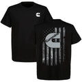 Cummin American Flag Sided Car Parts Car Enthusiast Casual Menswear Car Parts Short Sleeve