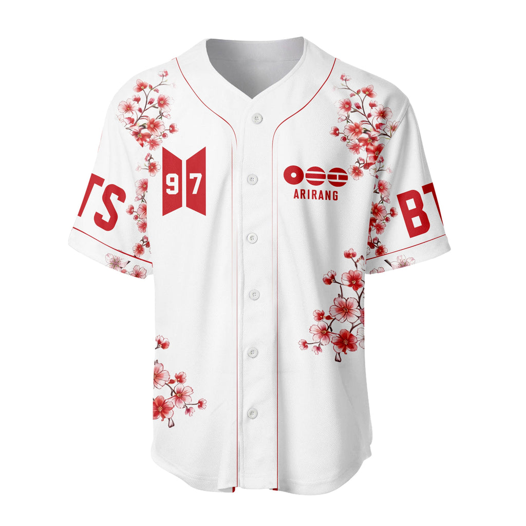 Custom BTS Kpop Concert Baseball Jersey Unisex