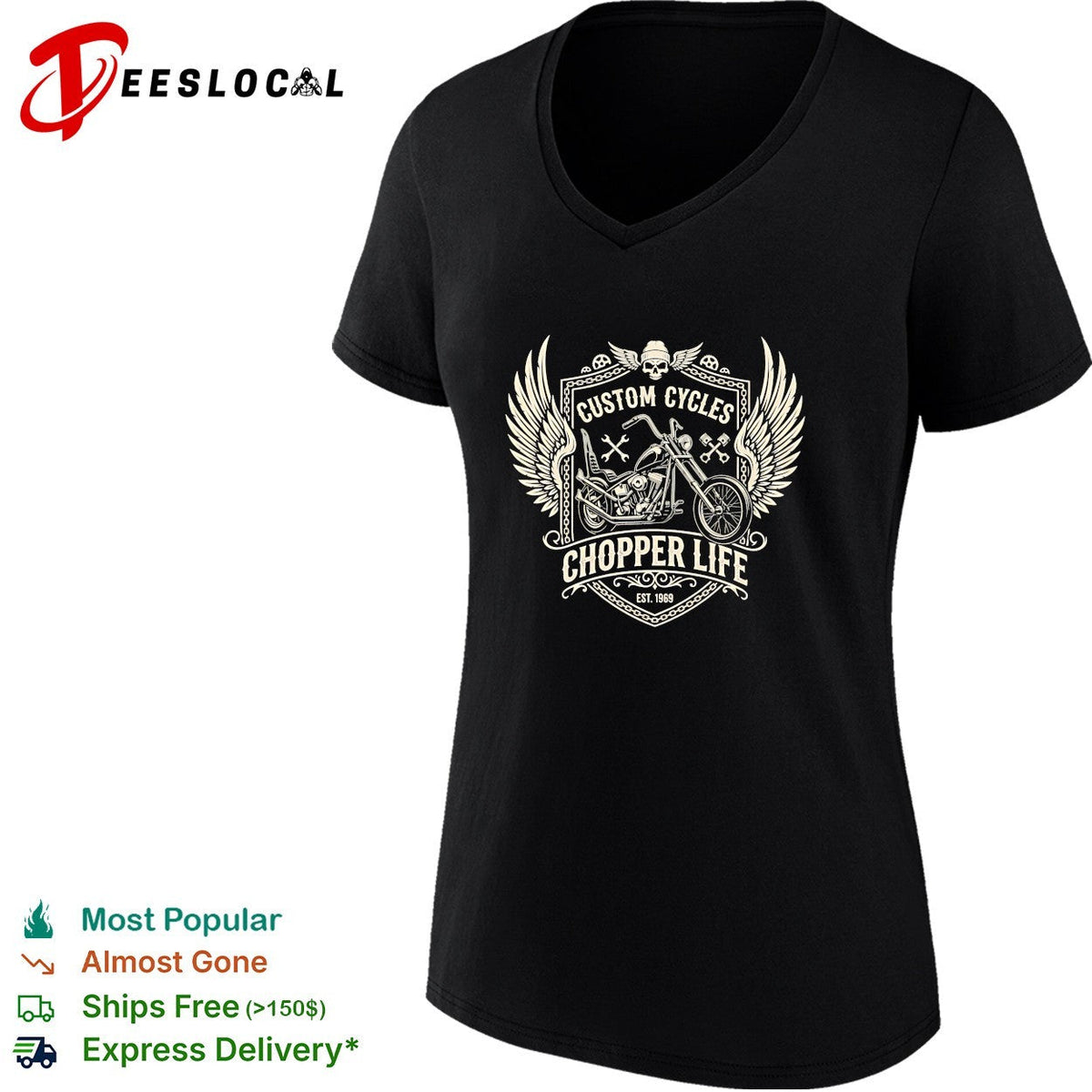 Custom cycles chopper life 1968 shirt Unisex
