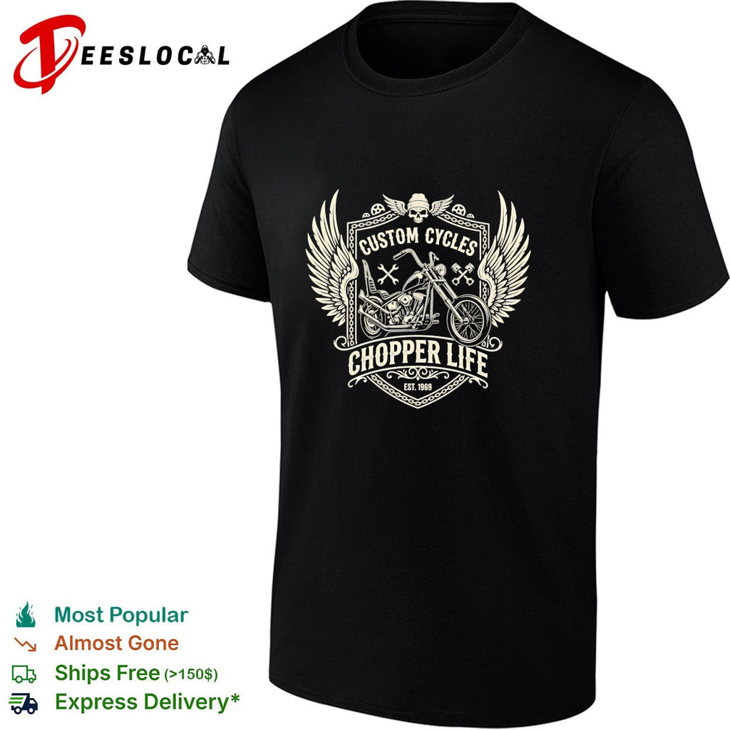 Custom cycles chopper life 1968 shirt Unisex