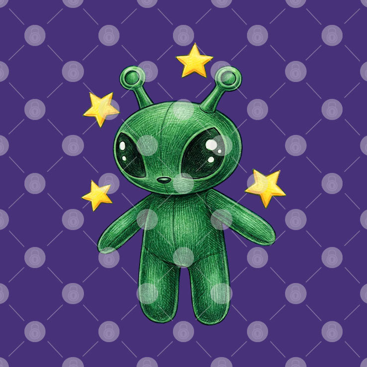Cute Alien Graphic T Shirt Unisex