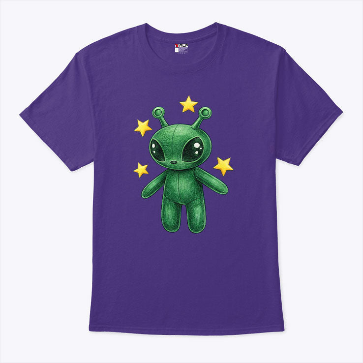 Cute Alien Graphic T Shirt Unisex