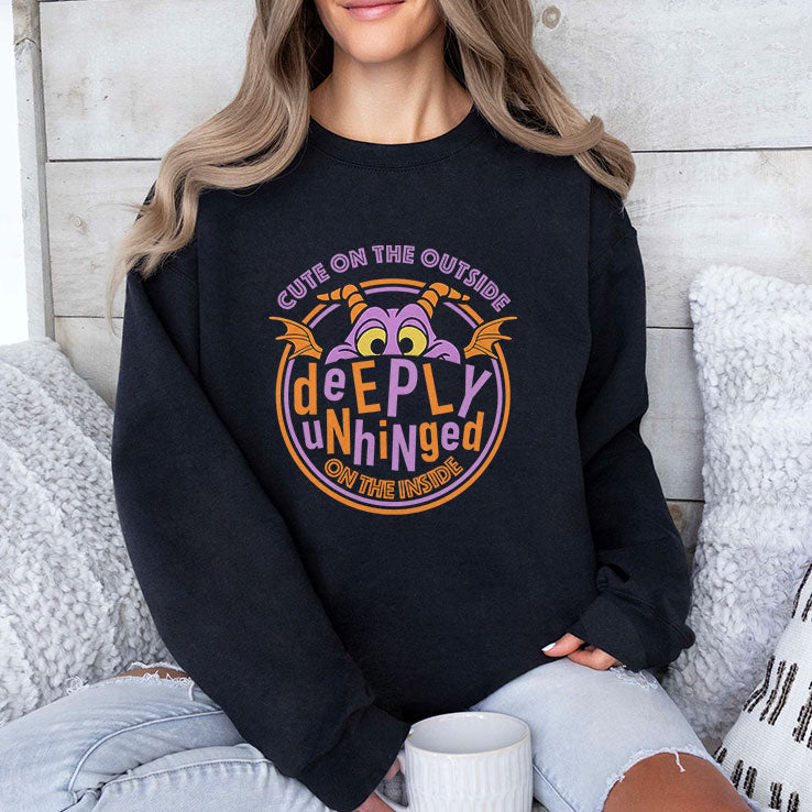 Cute On The Outside Deeply Unhinged On The Inside T Shirt Unisex