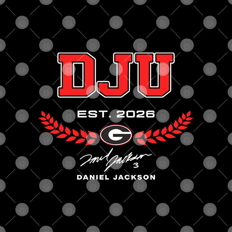 DJU Daniel Jackson Georgia Baseball Shirt Unisex