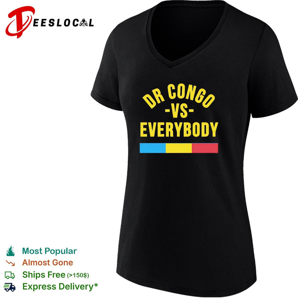 DR Congo vs everybody flag soccer pride shirt Unisex