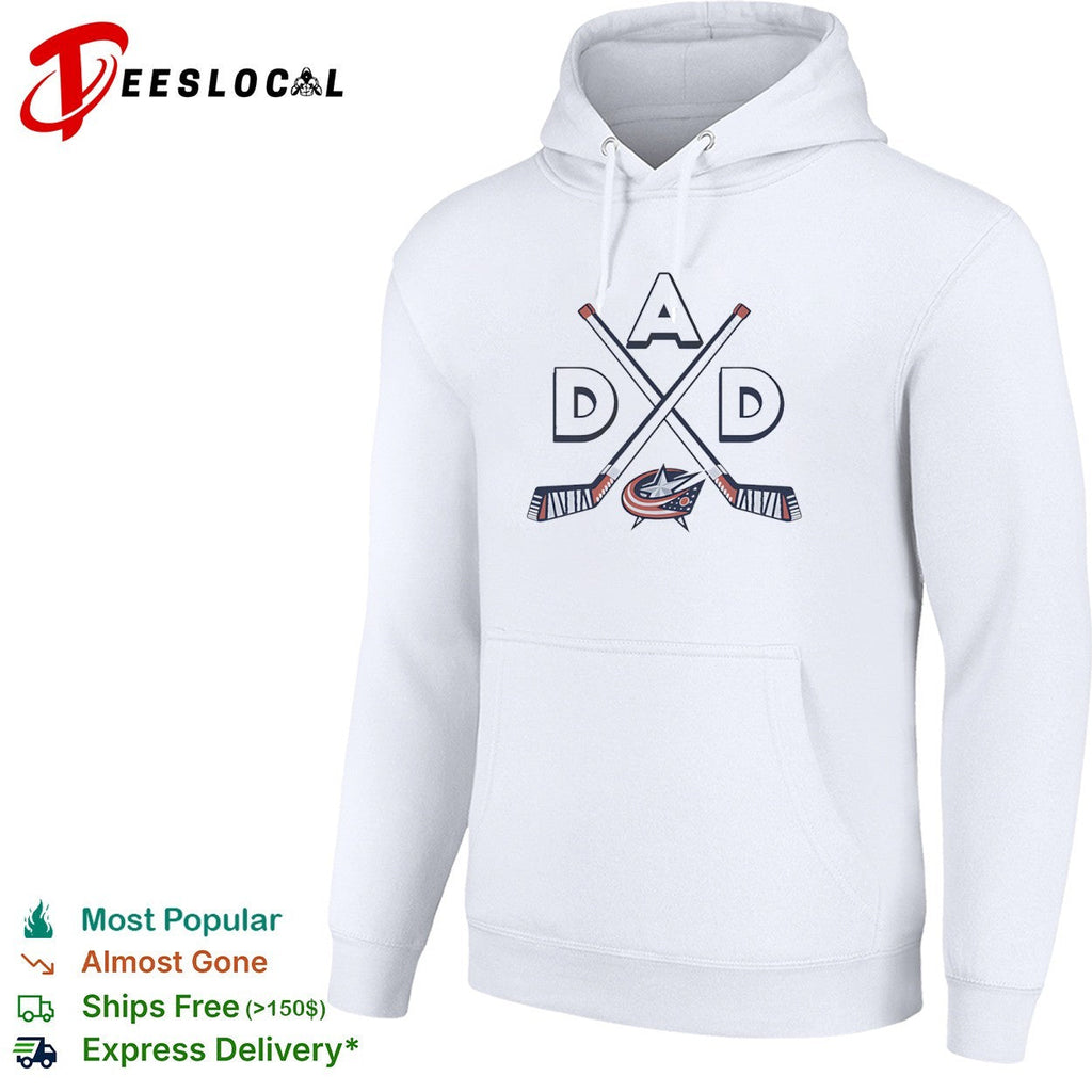 Dad Columbus Blue Jackets Ice Hockey Logo shirt Unisex