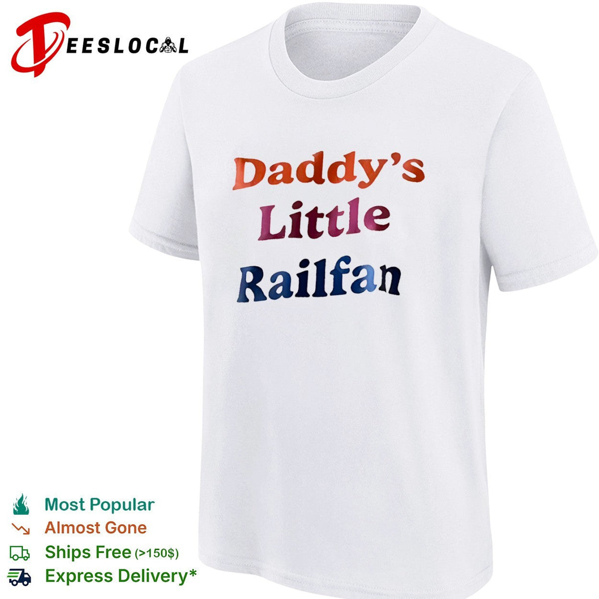 Daddy’s Little Railfan shirt Unisex