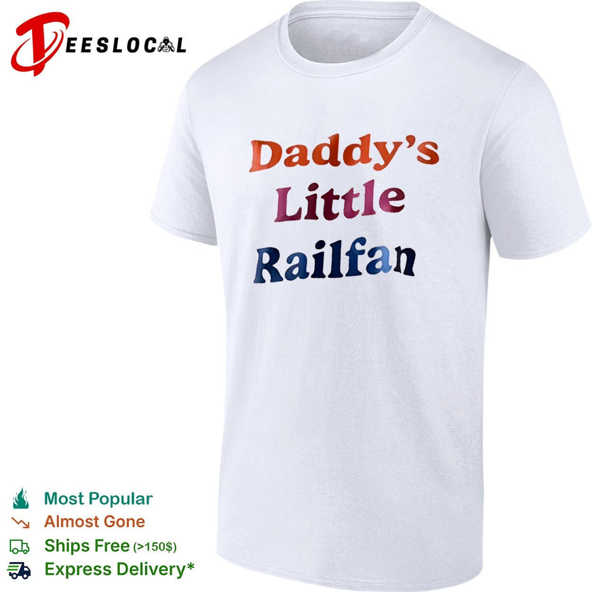 Daddy’s Little Railfan shirt Unisex