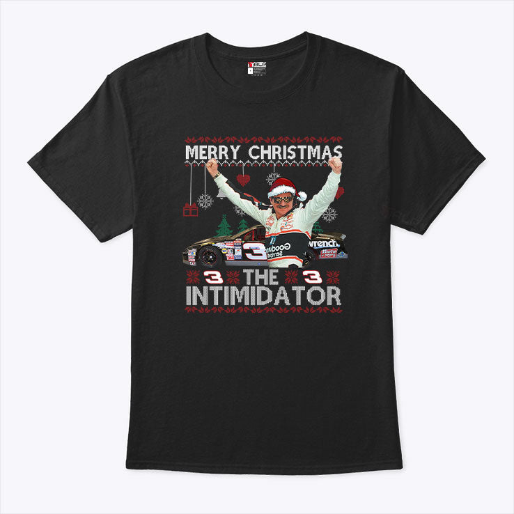 Dale Earnhardt Merry Christmas The Intimidator T Shirt Unisex