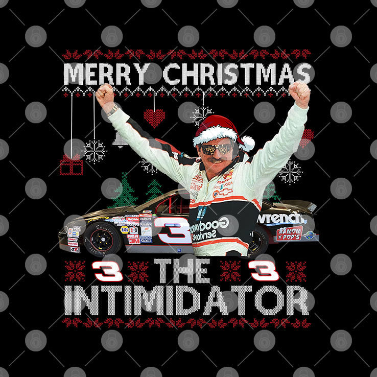 Dale Earnhardt Merry Christmas The Intimidator T Shirt Unisex