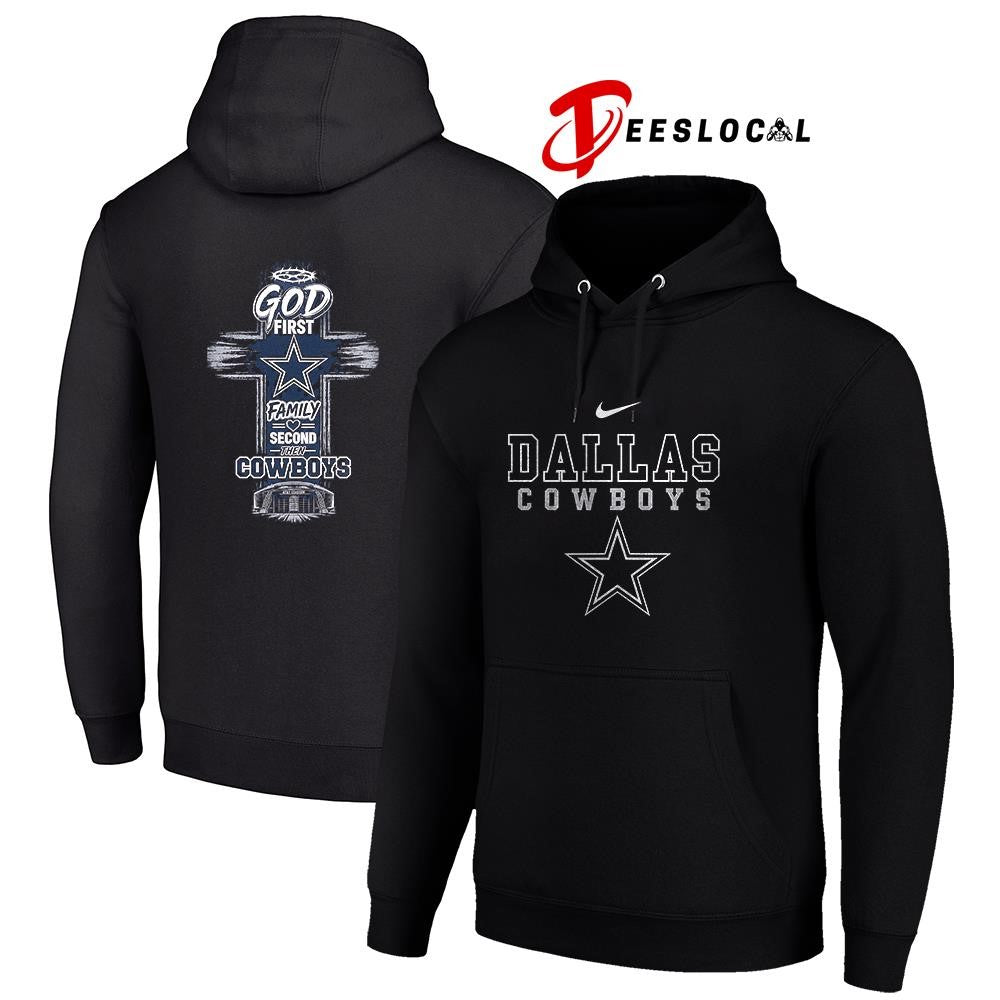 Dallas Cowboys God first family second cross shirt Unisex