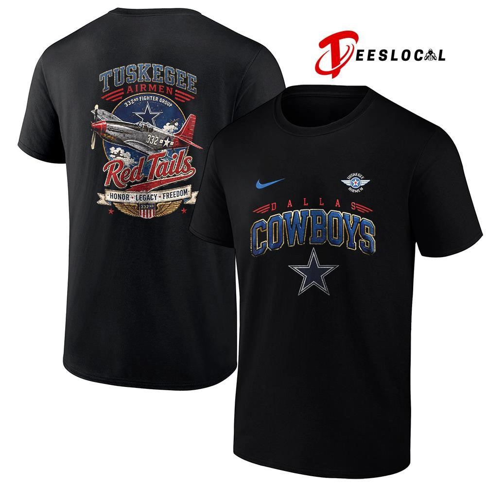 Dallas Cowboys Tuskegee Airmen Red Tails honor legacy freedom shirt Unisex