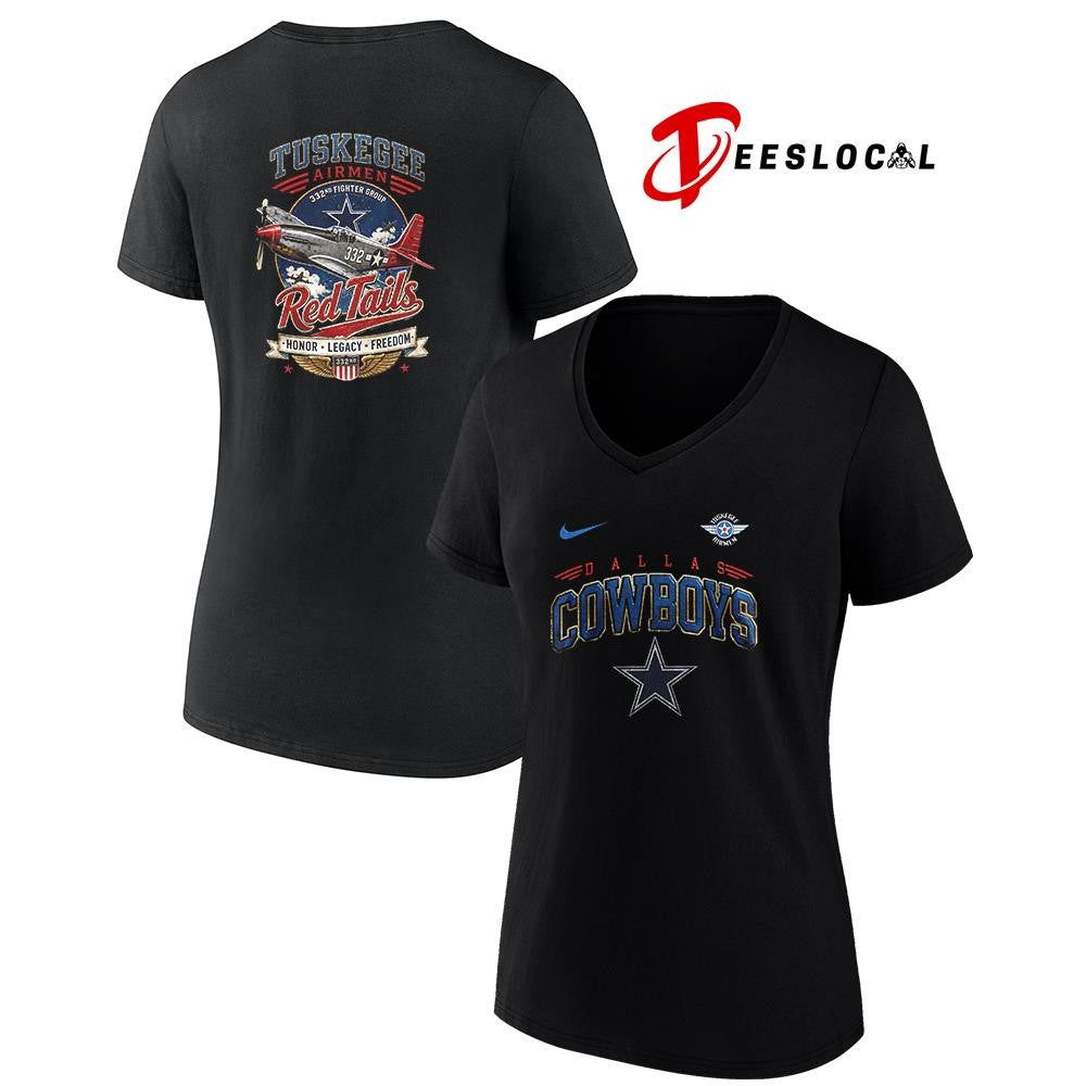 Dallas Cowboys Tuskegee Airmen Red Tails honor legacy freedom shirt Unisex