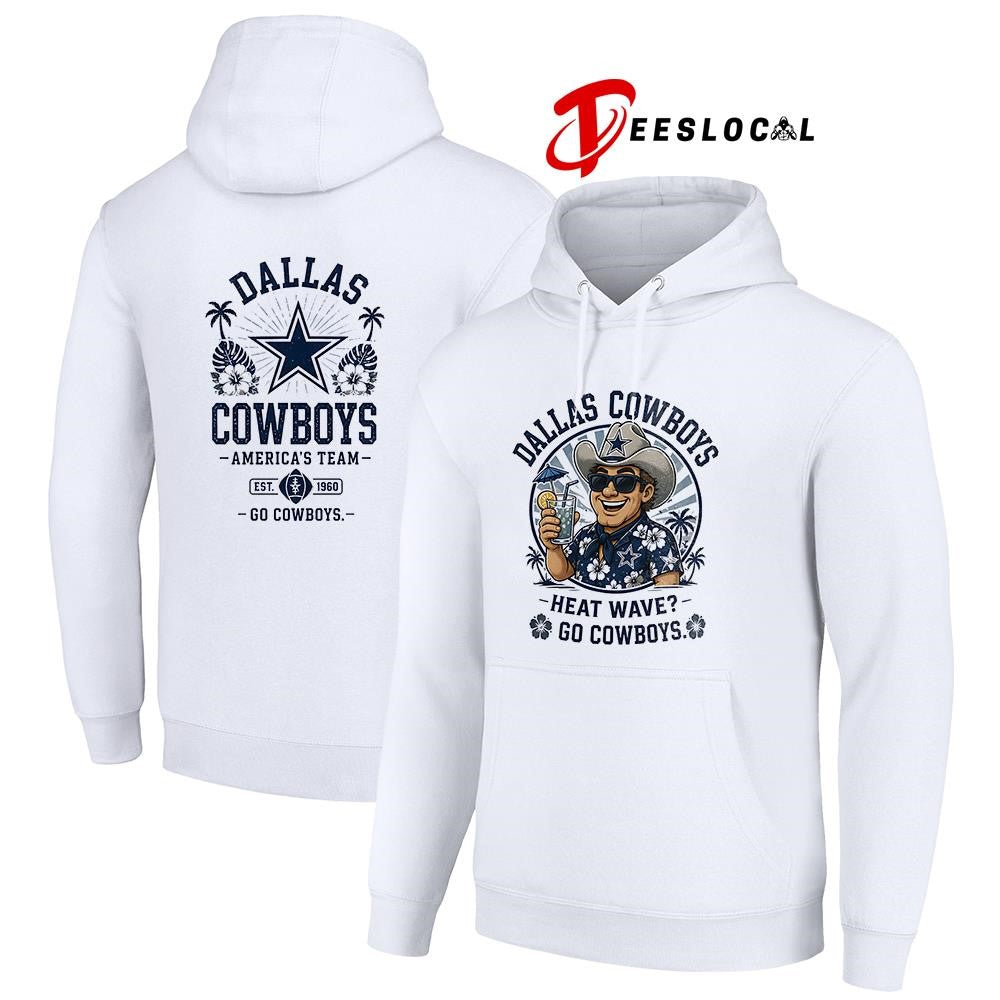 Dallas Cowboys heat wave beach vibes mascot shirt Unisex