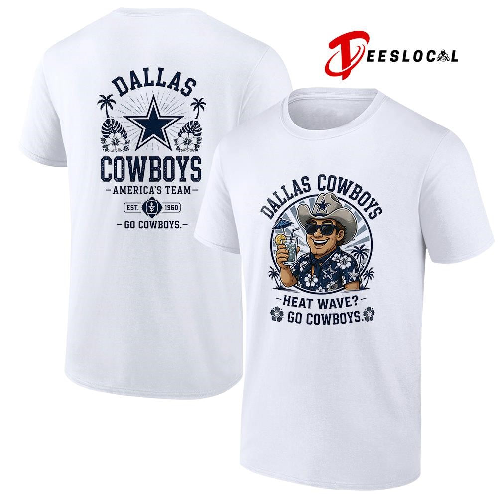 Dallas Cowboys heat wave beach vibes mascot shirt Unisex