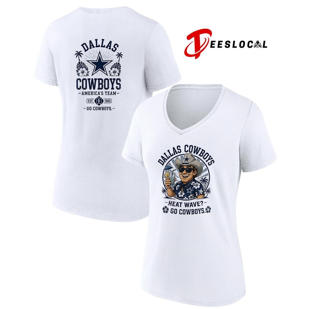 Dallas Cowboys heat wave beach vibes mascot shirt Unisex