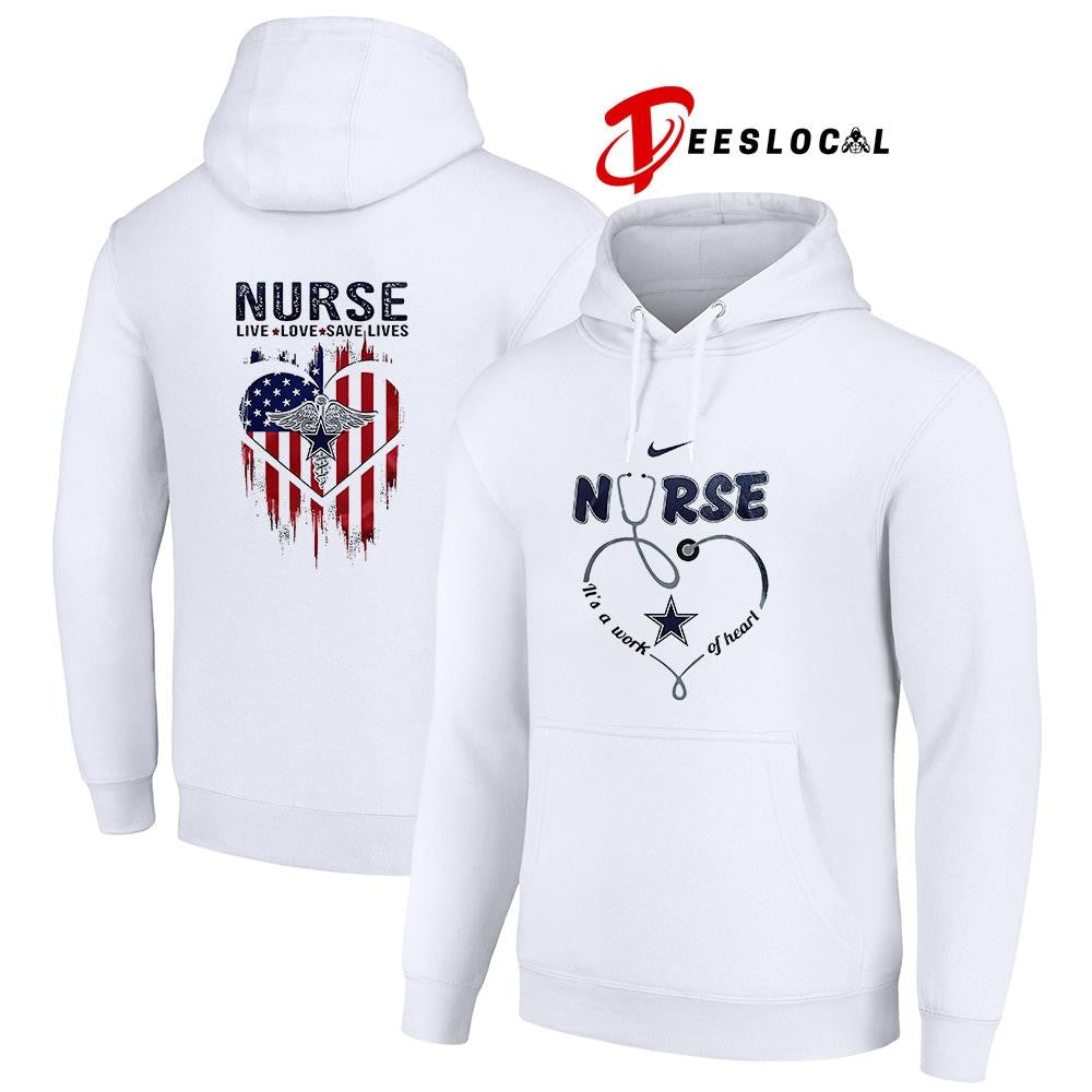 Dallas Cowboys x Army nurse it’s a work of heart shirt Unisex
