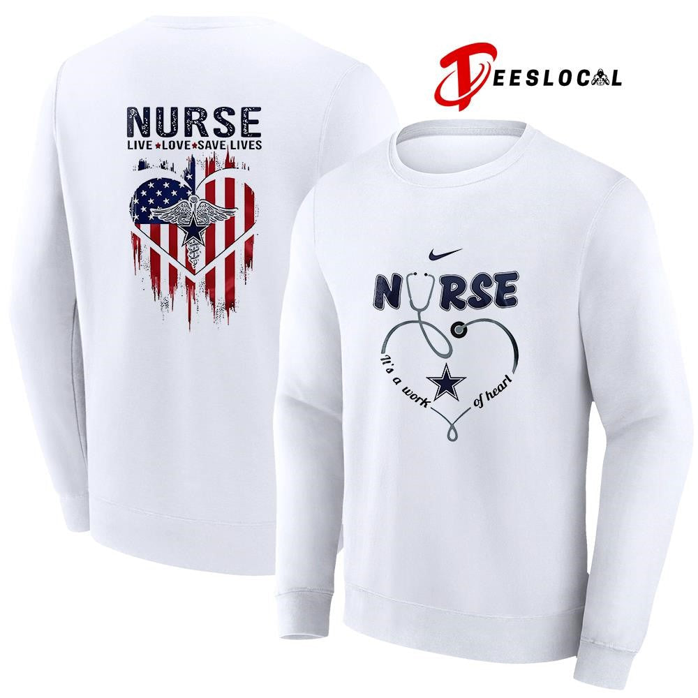 Dallas Cowboys x Army nurse it’s a work of heart shirt Unisex