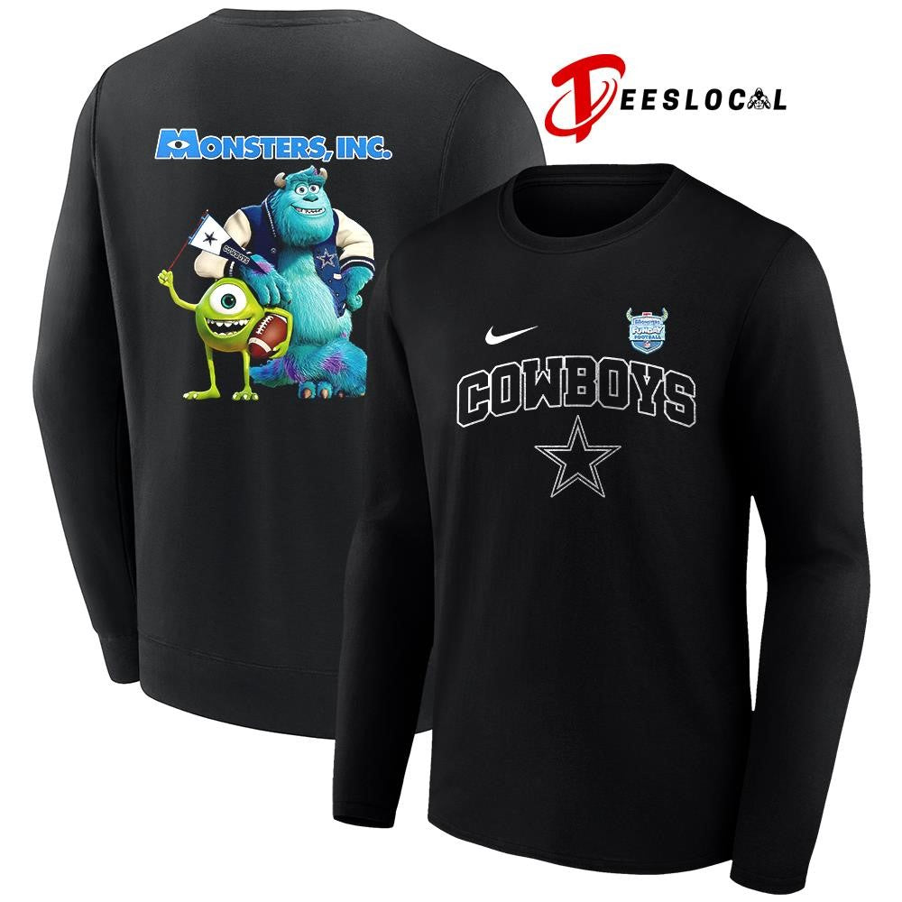 Dallas Cowboys x Monster Inc Funday cartoon shirt Unisex