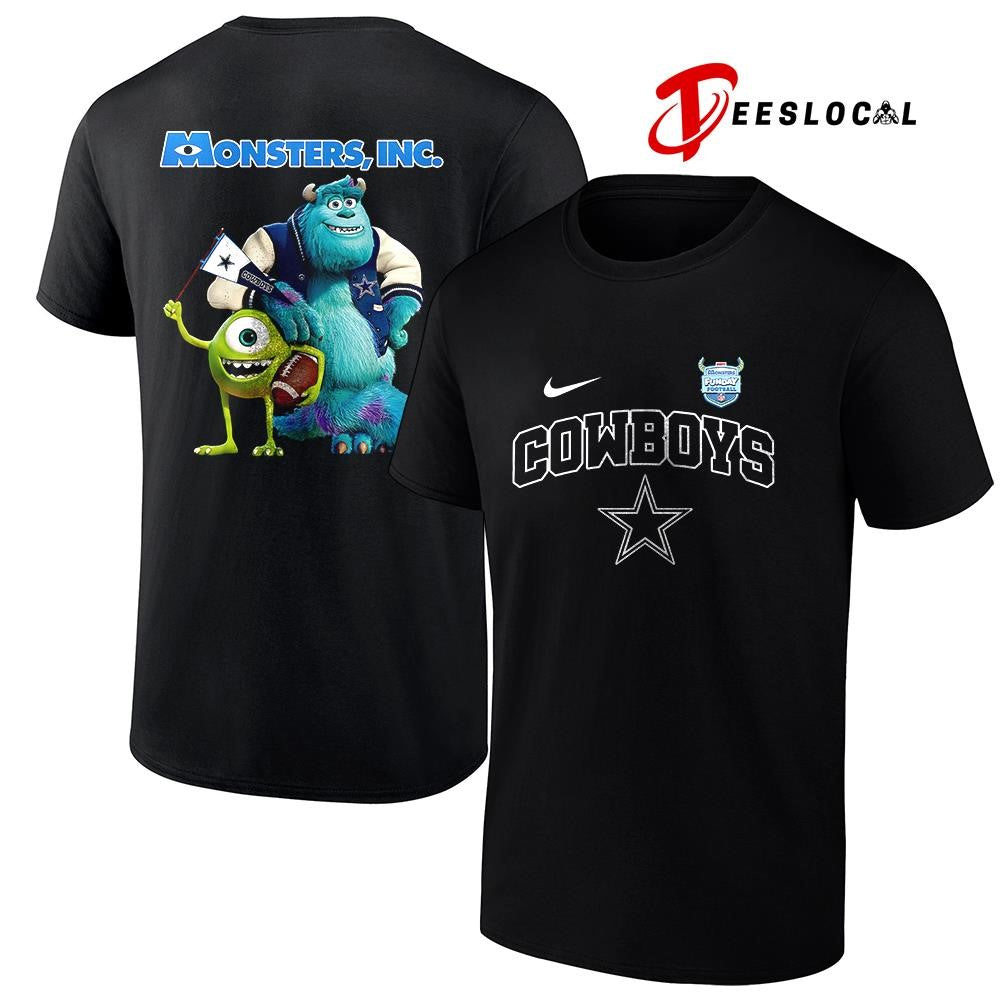 Dallas Cowboys x Monster Inc Funday cartoon shirt Unisex