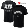 Dallas Cowboys x team Jesus lifetime member John 3 16 logo shirt Unisex