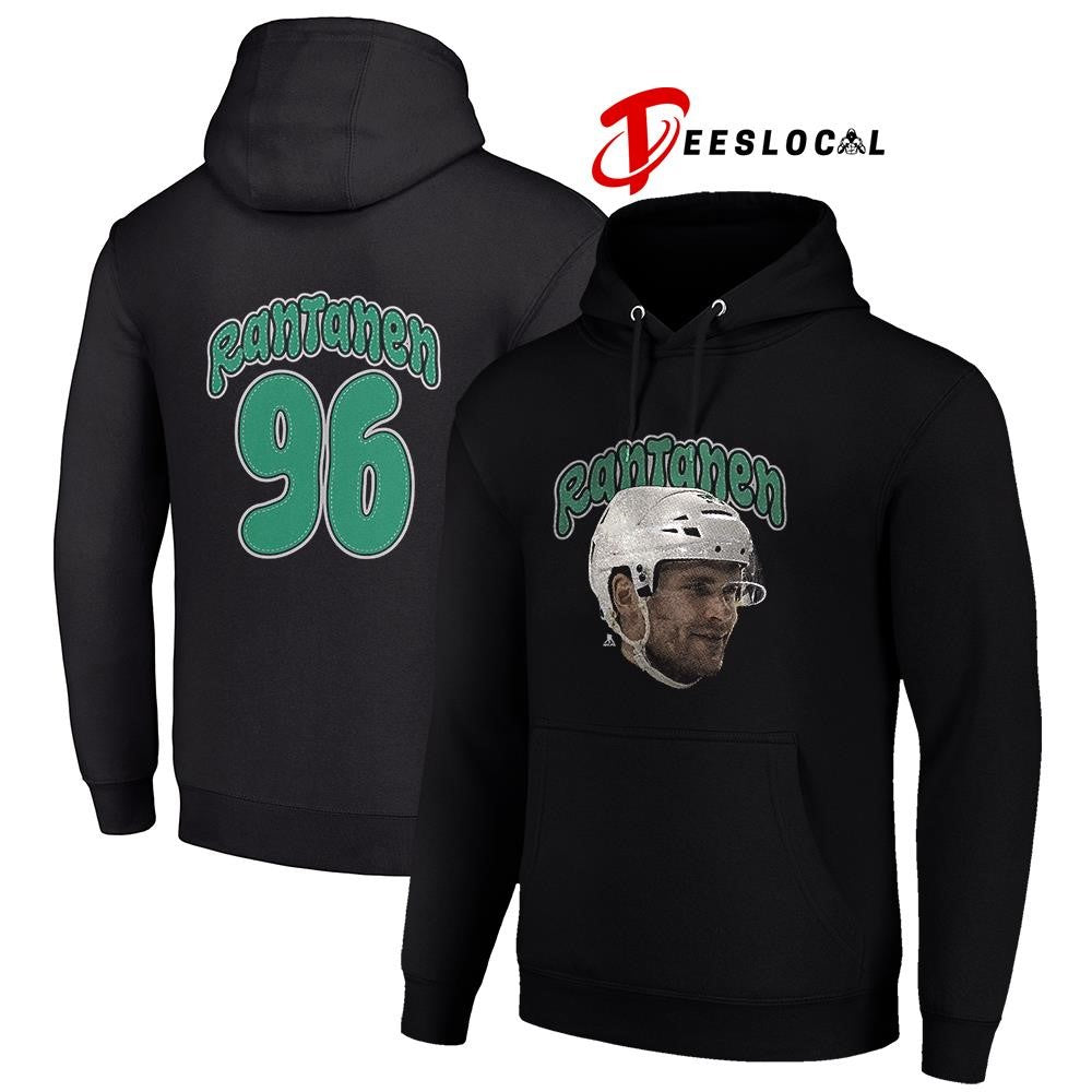 Dallas Stars Mikko Rantanen portrait name and number shirt Unisex