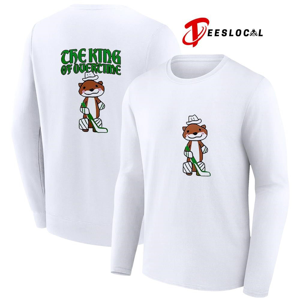 Dallas Stars Thomas Harley otter the king of overtime hockey mascot shirt Unisex